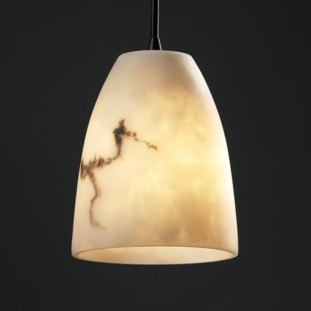 Justice Design Group FAL-8815-10-ABRS-RIGID LumenAria Collection Mini 1-Light Pendant